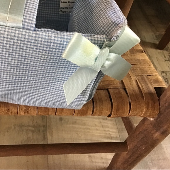 Gingham bunny basket. Vintage - Picture 8 of 9